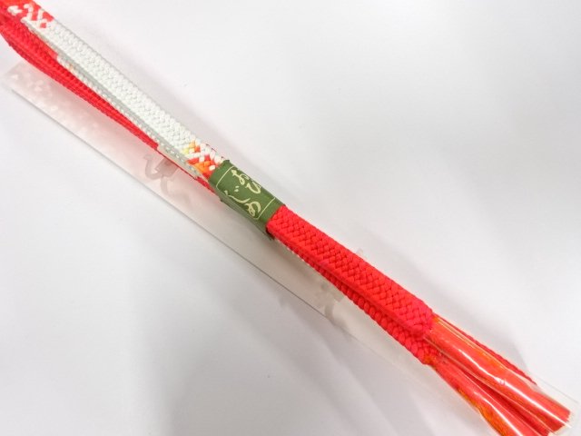 未使用品　正絹　手組帯締め